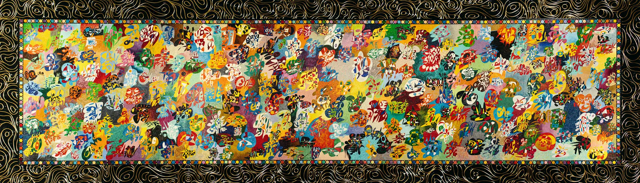 Devine DNA – monumental oil painting by Gheorghe Virtosu