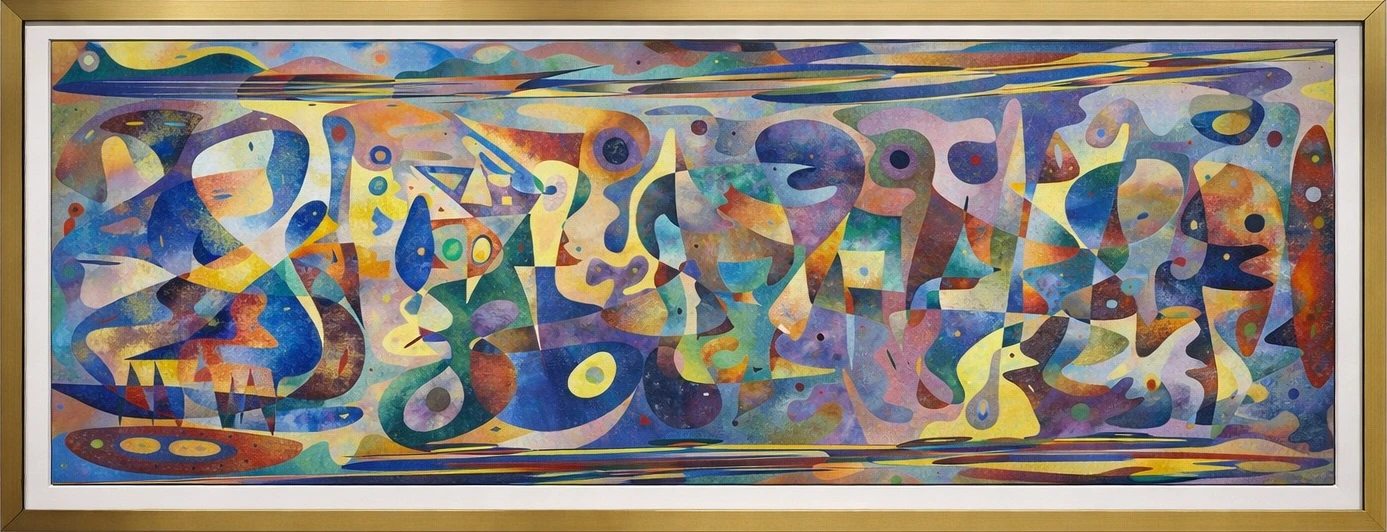 Induismo – monumental oil painting by Gheorghe Virtosu