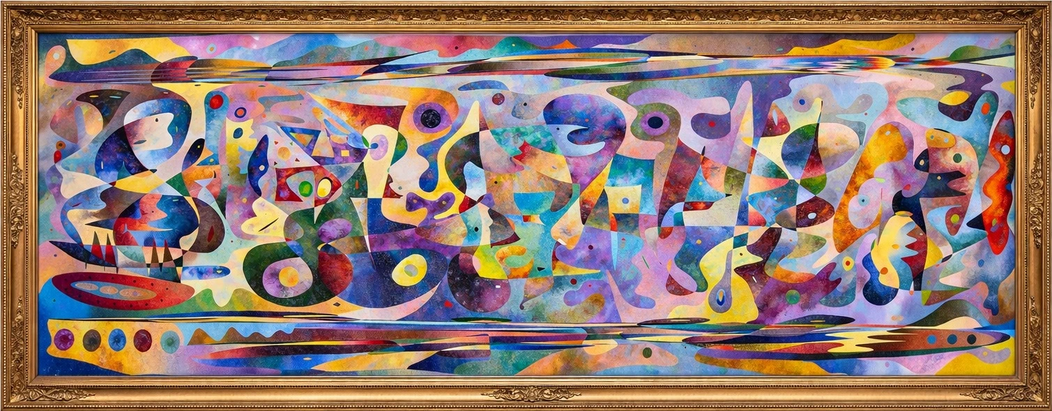 Induismo – monumental oil painting by Gheorghe Virtosu