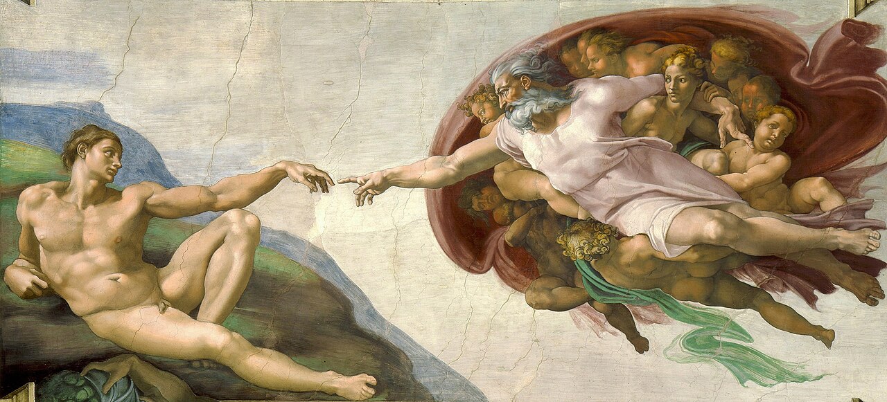 Michelangelo, La Creazione di Adamo, 1512